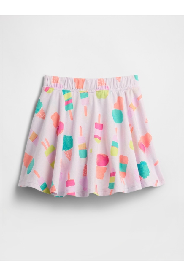 Kız Bebek Çok Renkli Örme Etek - 2