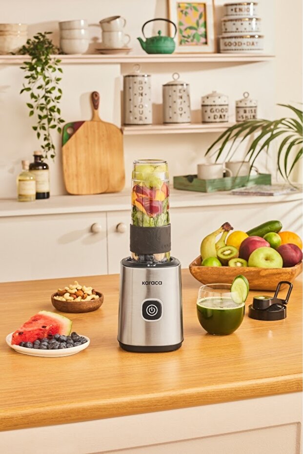 Smoothie On The Go Personal 4 Bıçaklı Kişisel Blender Inox - 1