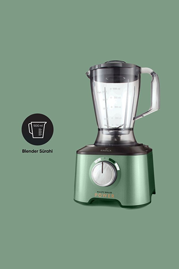 Mastermaid Power Multifunctional 10 In 1 Cabbage Green Mutfak Robotu, Blender Seti 2000w - 3