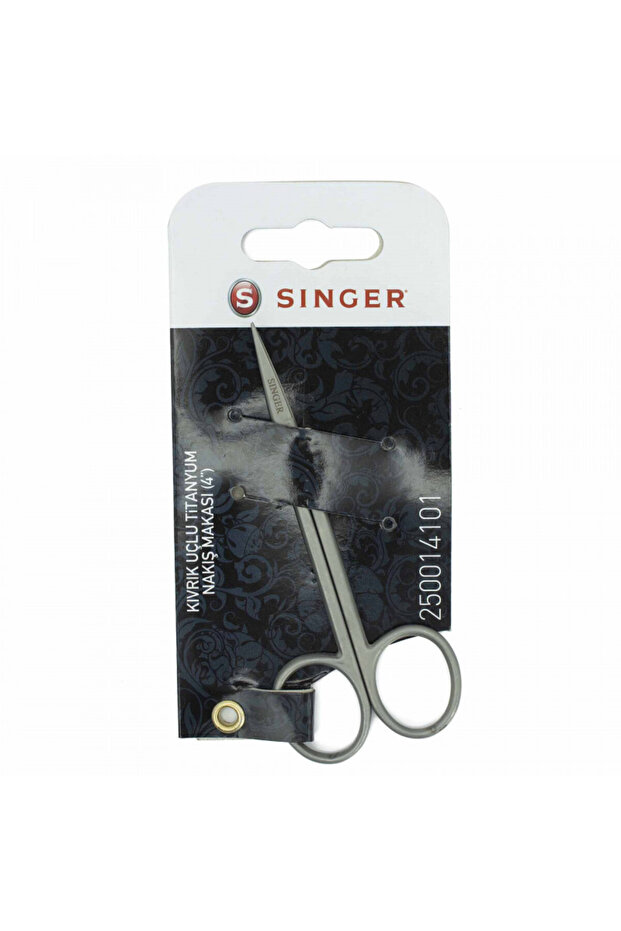 Embroidery Scissors Curved Tip Titanium 4 Inch