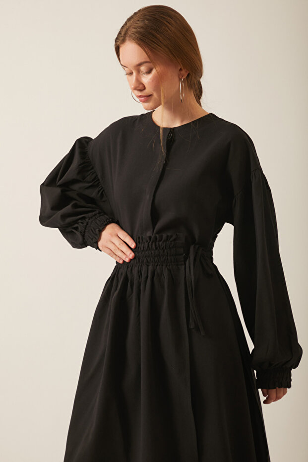 Çağıl Elbise Siyah - 1