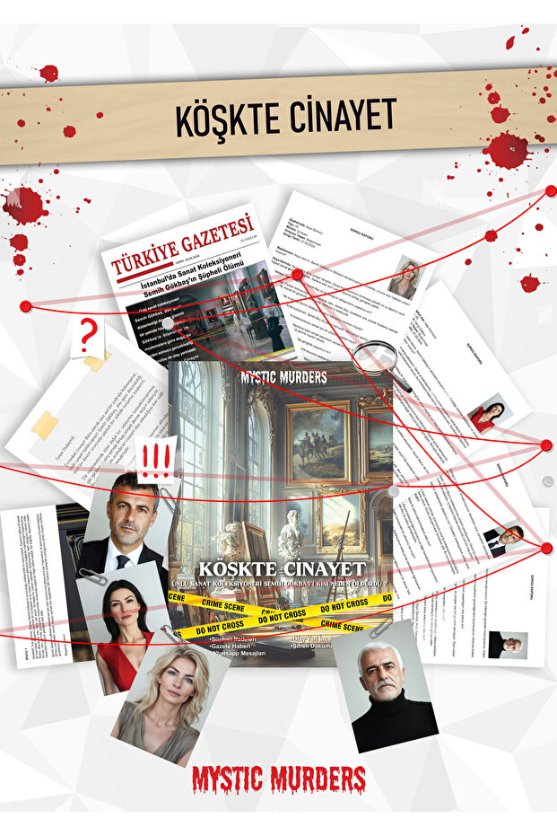 Detective Murder Solving Game - Collared Murder in the Corner