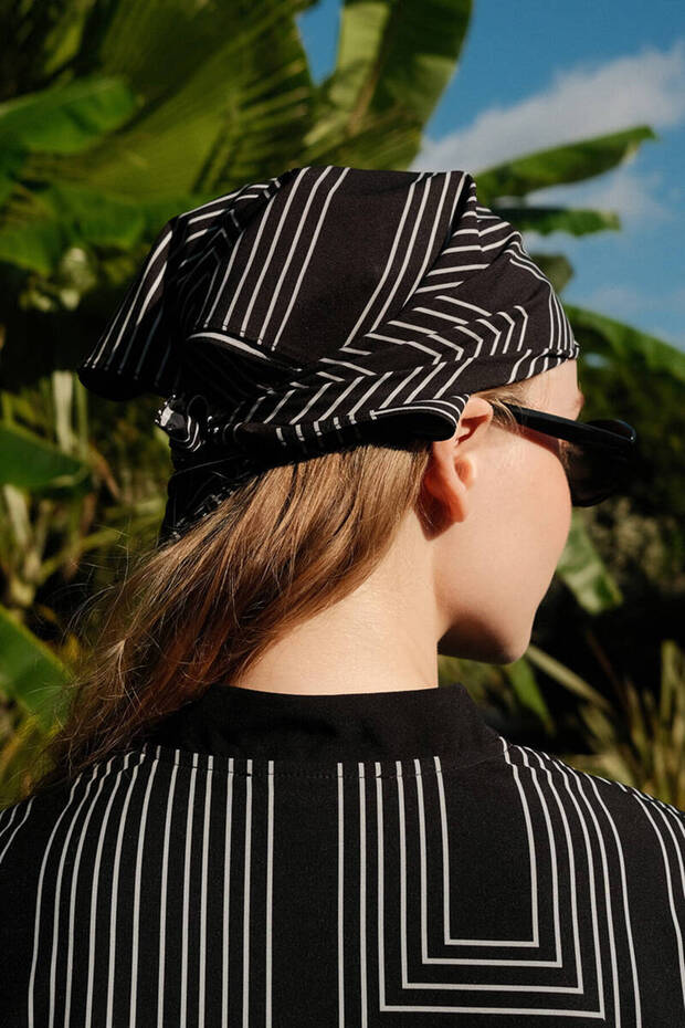 MİNİMAL DESENLİ BANDANA - 3