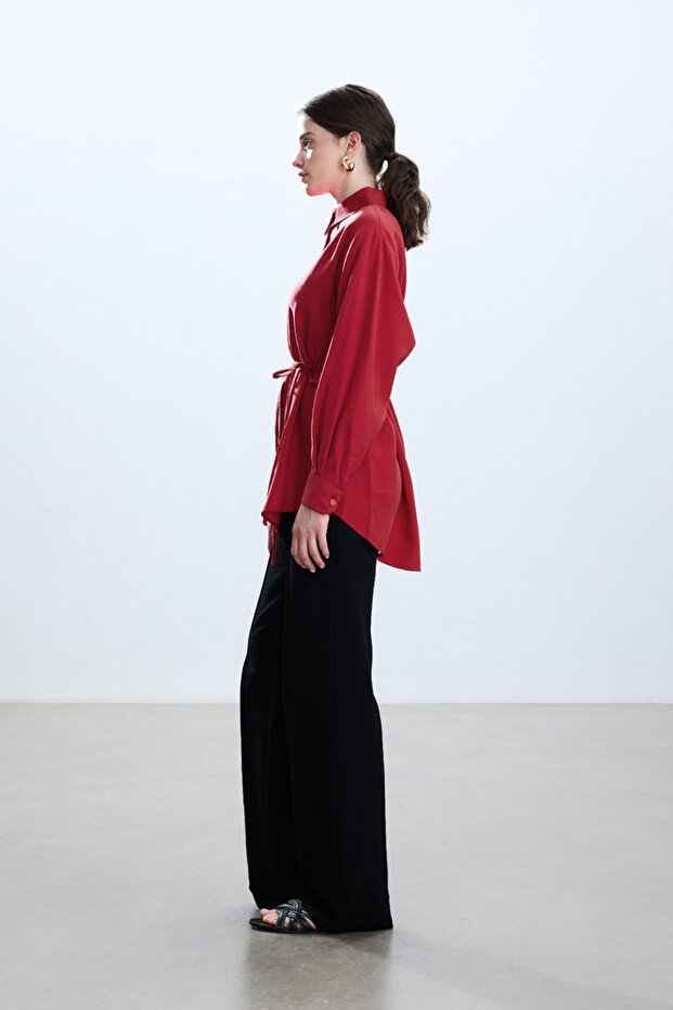 KIRMIZI MODAL VINTAGE GÖMLEK - 7