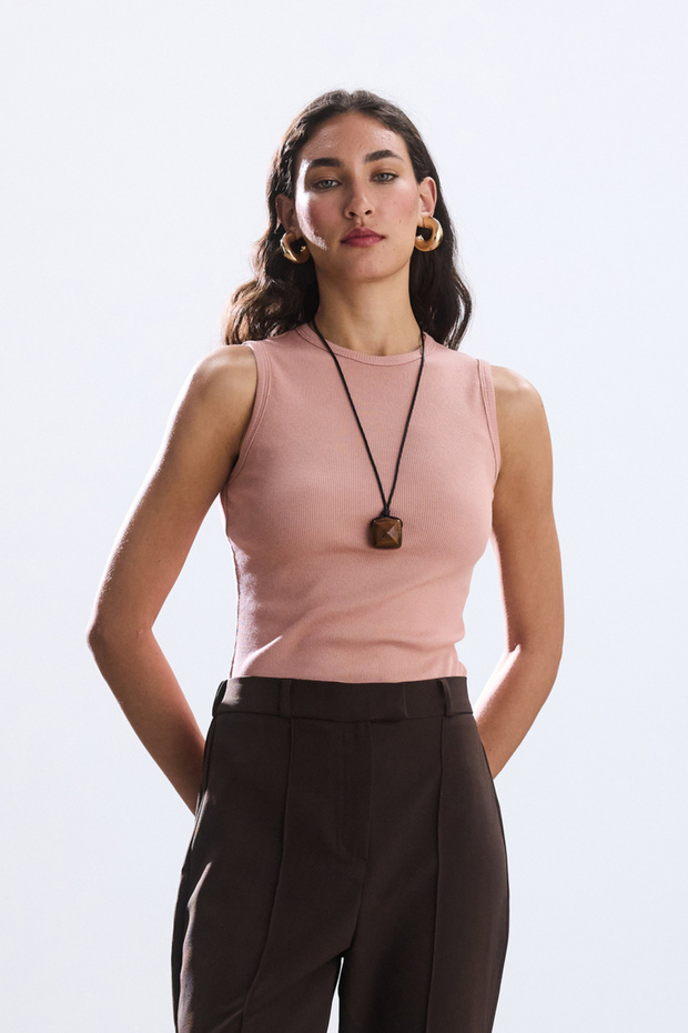 PEMBE FİTİLLİ ÜST - 1