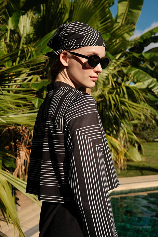 MİNİMAL DESENLİ BANDANA - 2