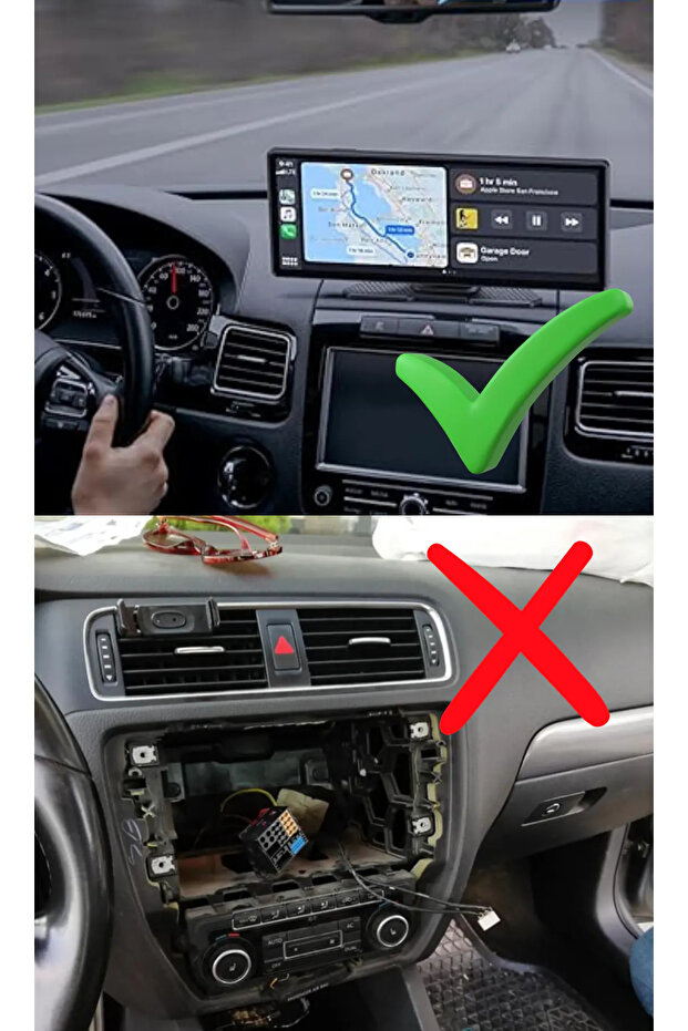 Navigatie Auto Universala Cu Apple Carplay Android Auto plus cameră față-spate - 5