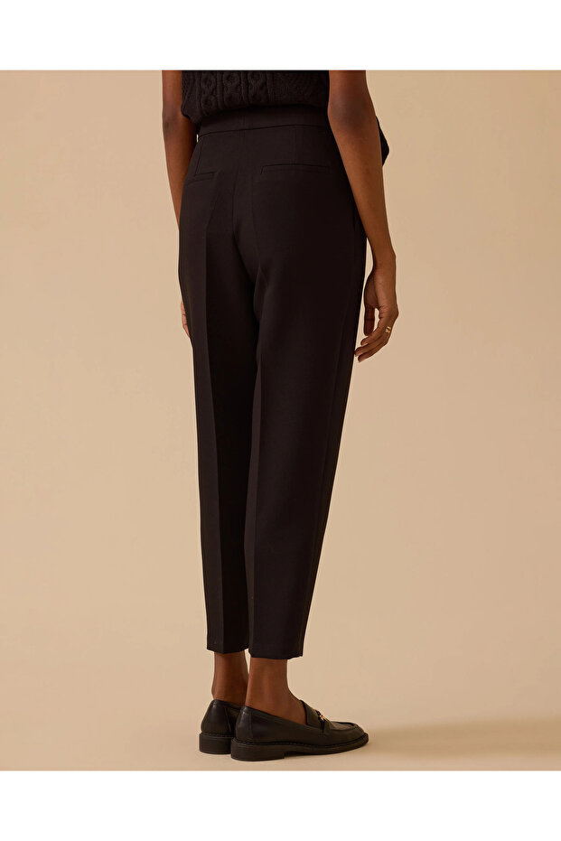 Moon Çift Pileli Bilek Boy Pantolon - 2