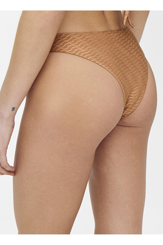 Turuncu Kadın Bikini Alt ONLTAMARA TEXTURED BIKINI BRAZILIAN - 4
