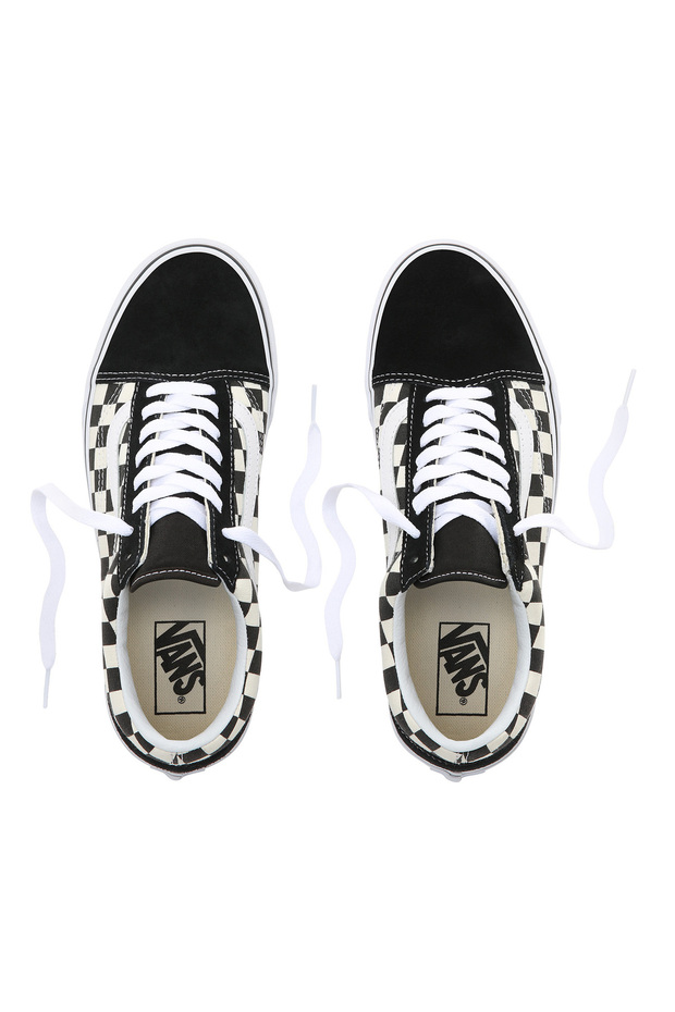 VN0A38G1P0S1 UA Old Skool Siyah - Beyaz Kadın Sneaker - 5
