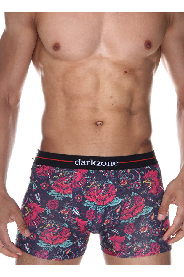 بوكسر رجالي مطبوع رقميًا بنمط الديك DZN2070 - 2