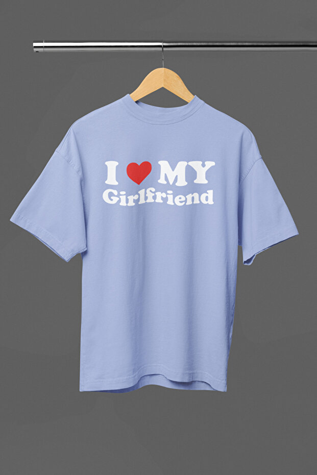 I Love My Girlfriend Printed T-Shirt