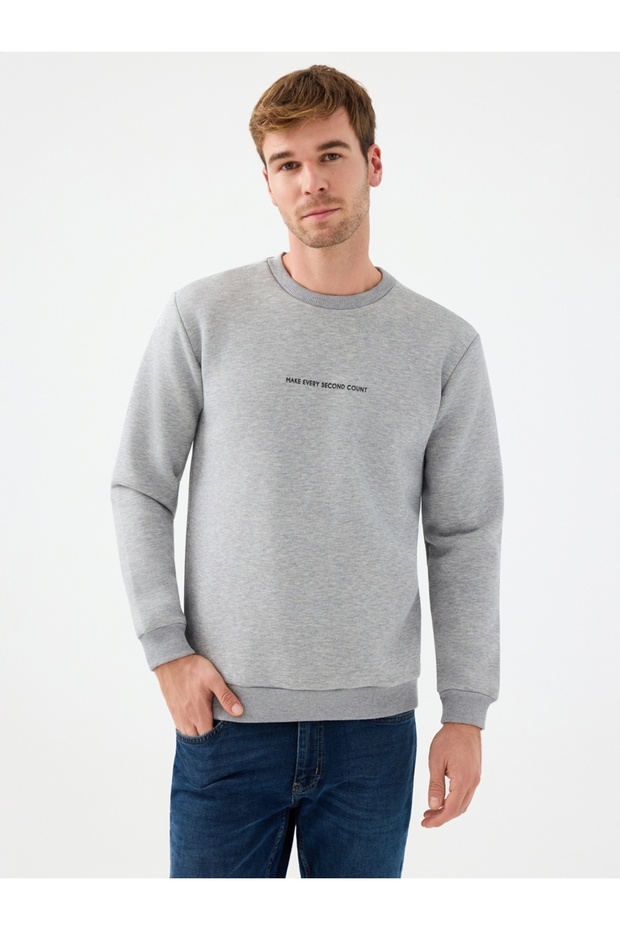 Regular Fit Erkek Sweatshirt - 1