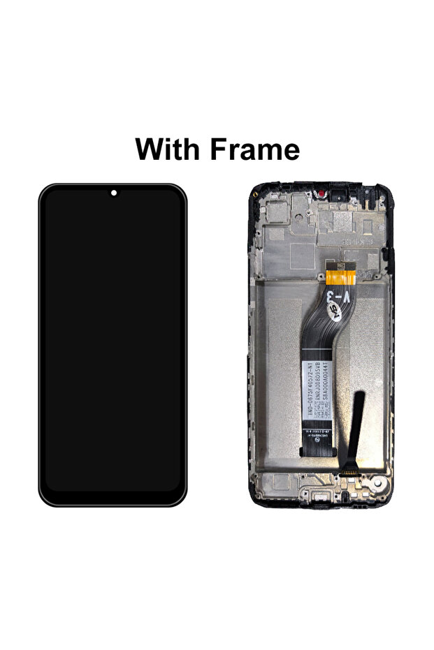 Black With Frame All Texted For Redmi 13C LCD Display Touch Screen Digitizer For 23100RN82L Display