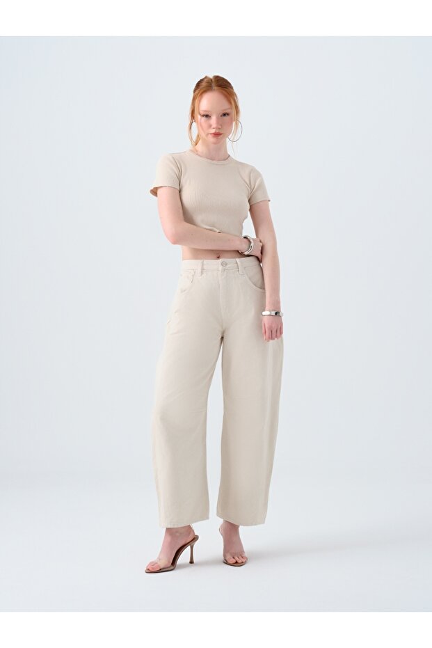 Crop Kadın Tshirt K.kol - 2