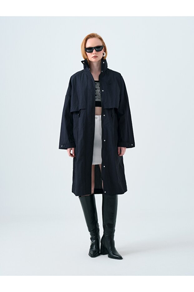 Regular Fit Kadın Trenchcoat - 1