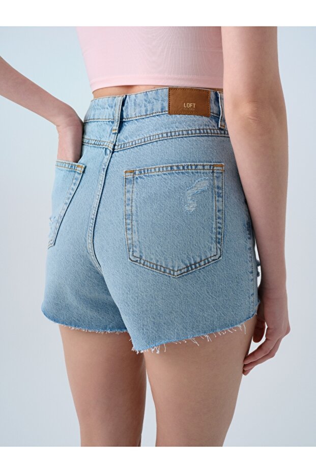 Regular Fit Kadın Şort - 6