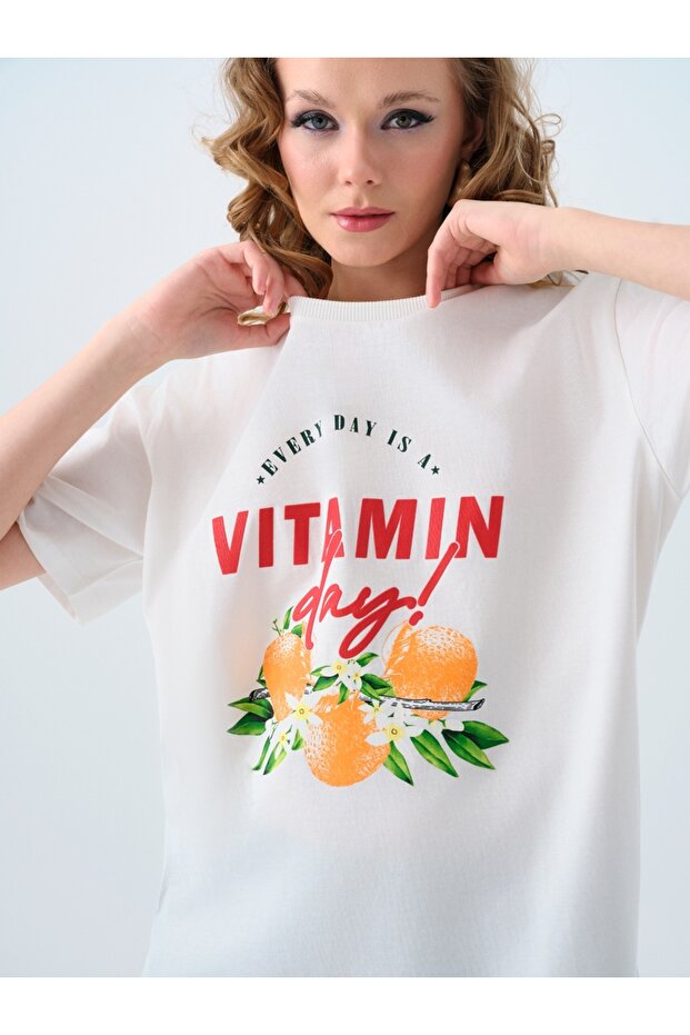 Oversize Kadın Tshirt K.kol - 4