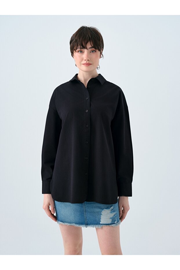 Oversize Fit Women's Shirt U.Sleeve