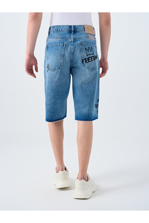 Baggy Fit Erkek Şort - 5