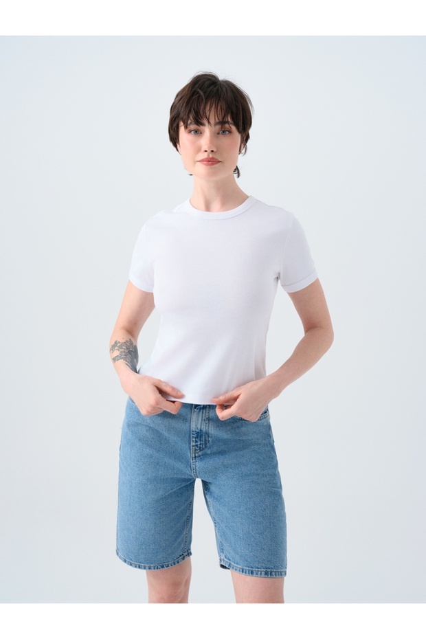 Fitted Kadın Tshirt K.kol - 1