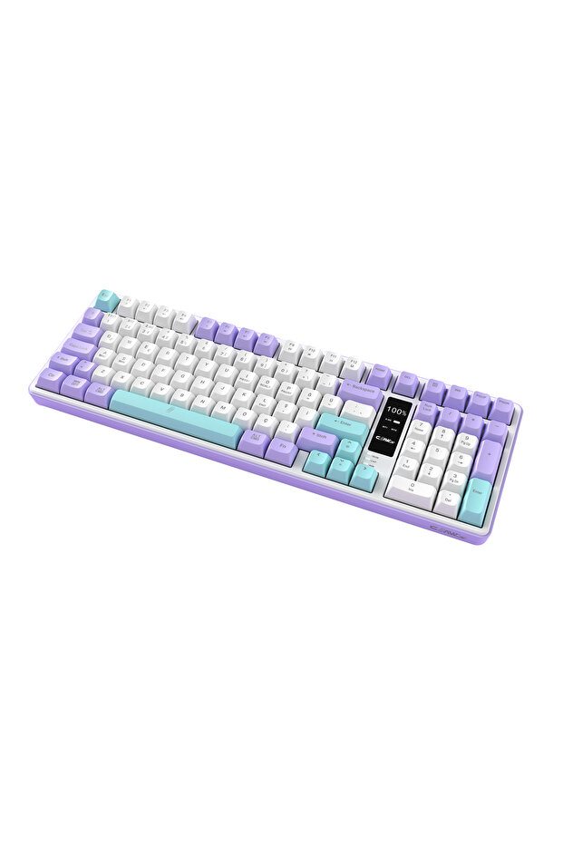 Luma Air Kablosuz 3 Modlu LCD Ekran 100 Tuş Membran Gaming & Ofis Klavyesi - 3