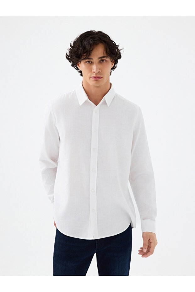 Regular Fit Erkek Gömlek U.kol - 1