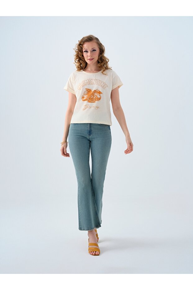 Regular Fit Kadın Tshirt K.kol - 2