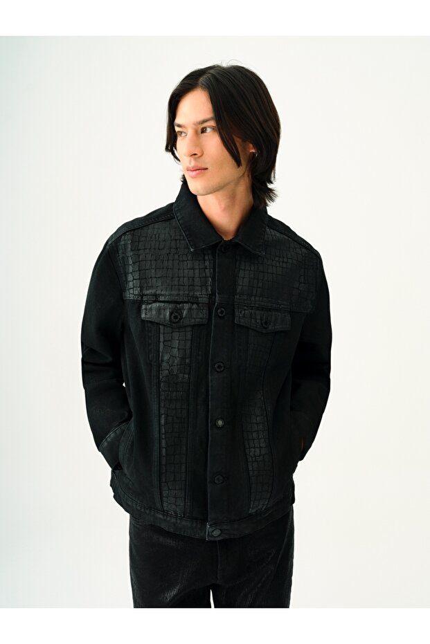 Oversize Fit Erkek Ceket - 1