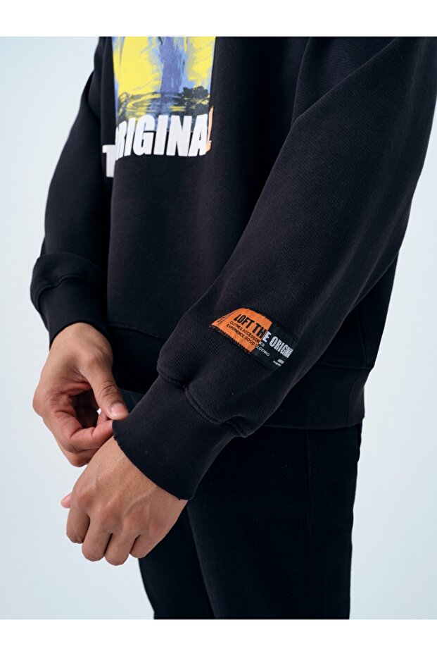 Oversize Erkek Sweatshirt - 5