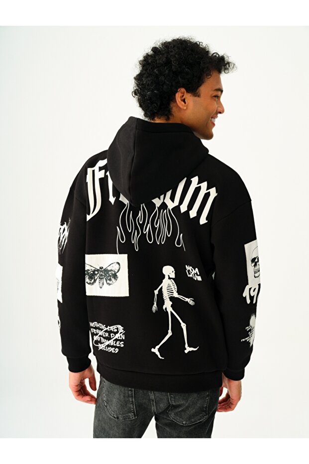 Oversize Erkek Sweatshirt - 3