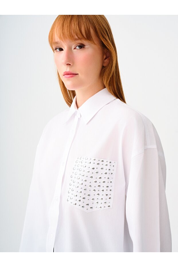 Regular Fit Kadın Gömlek U.kol - 4