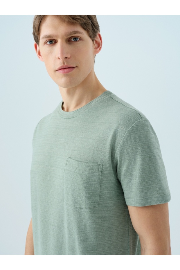 Regular Fit Erkek Tshirt K.kol - 4