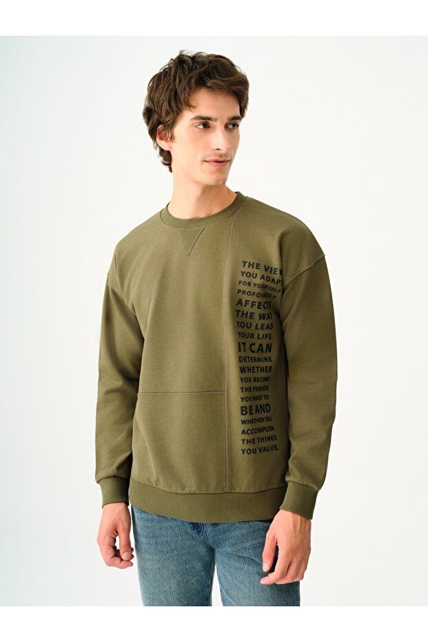 Oversize Erkek Sweatshirt - 1