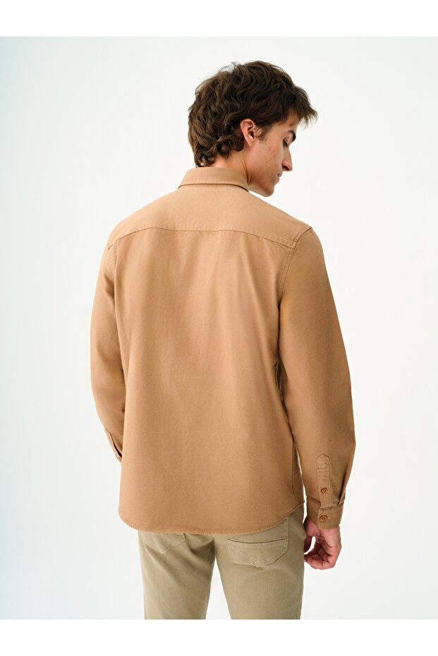 Regular Fit Erkek Gömlek U.kol - 4