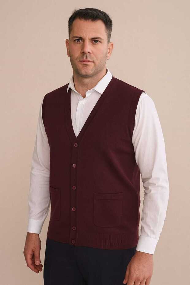 Daddy Wool Vest with Pocket, Straight,Normal and Large Size Licra Original Top Quality Product