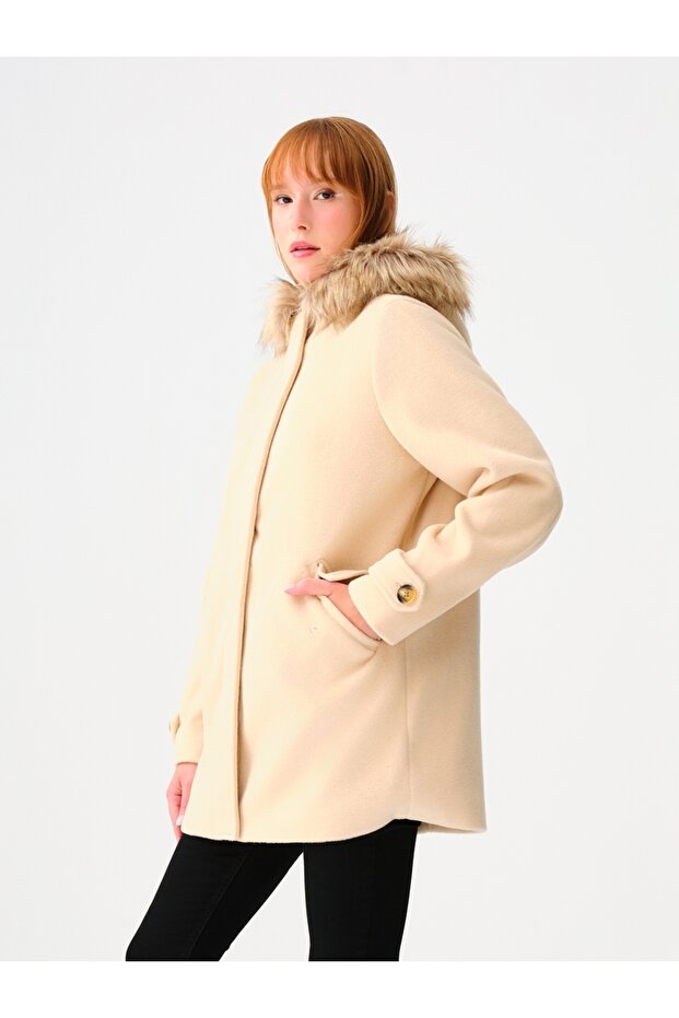 Regular Fit Kadın Kaban - 3