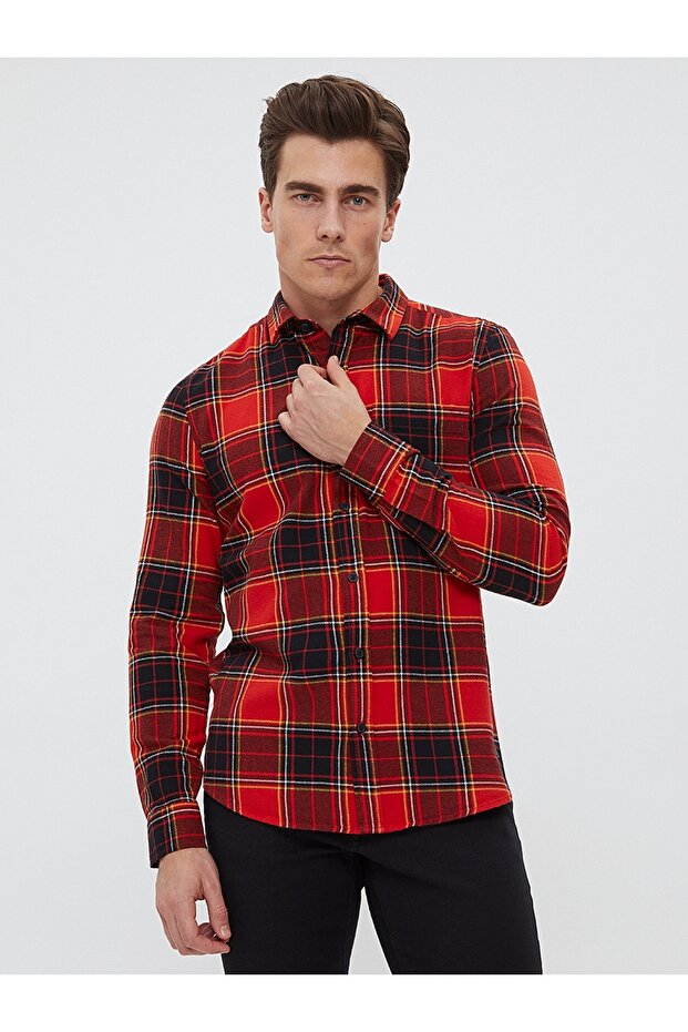 Regular Fit Erkek Gömlek U.kol - 1