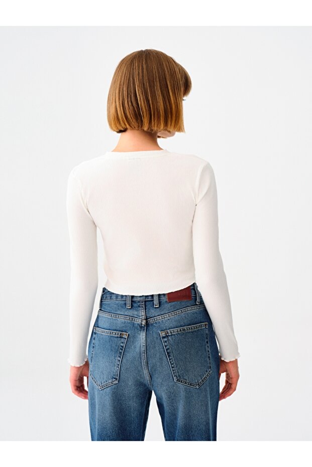 Fitted Kadın Bluz U.kol - 3