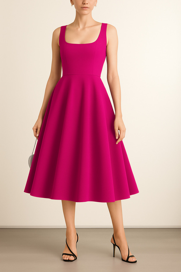 Kolsuz Uzun Elbise - 1