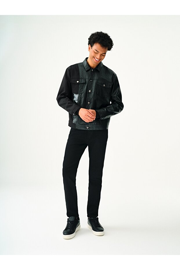 Regular Fit Erkek Mont Pu - 3