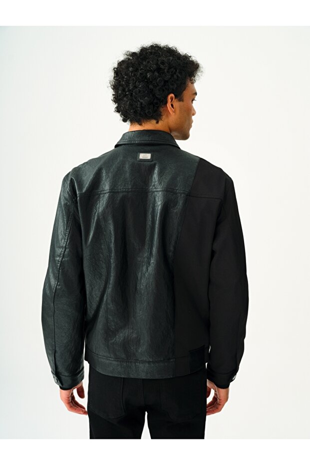 Regular Fit Erkek Mont Pu - 4