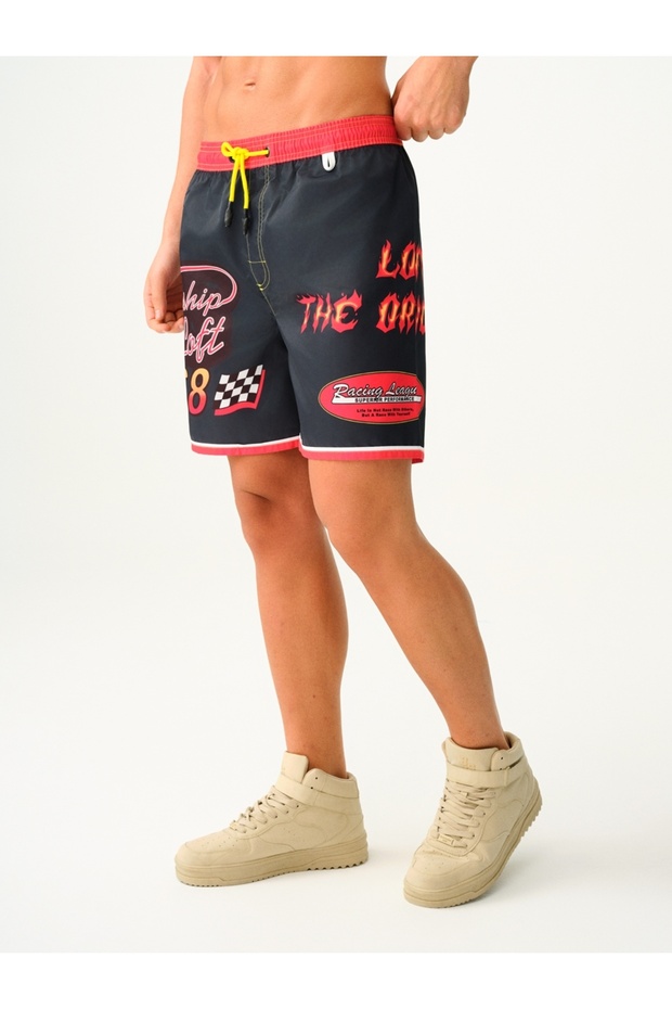 Regular Fit Erkek Deniz Şortu - 4