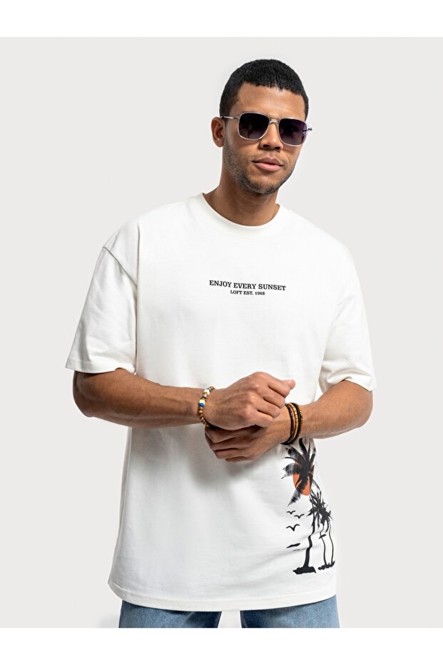 Oversize Fit Erkek Tshirt K.kol - 1