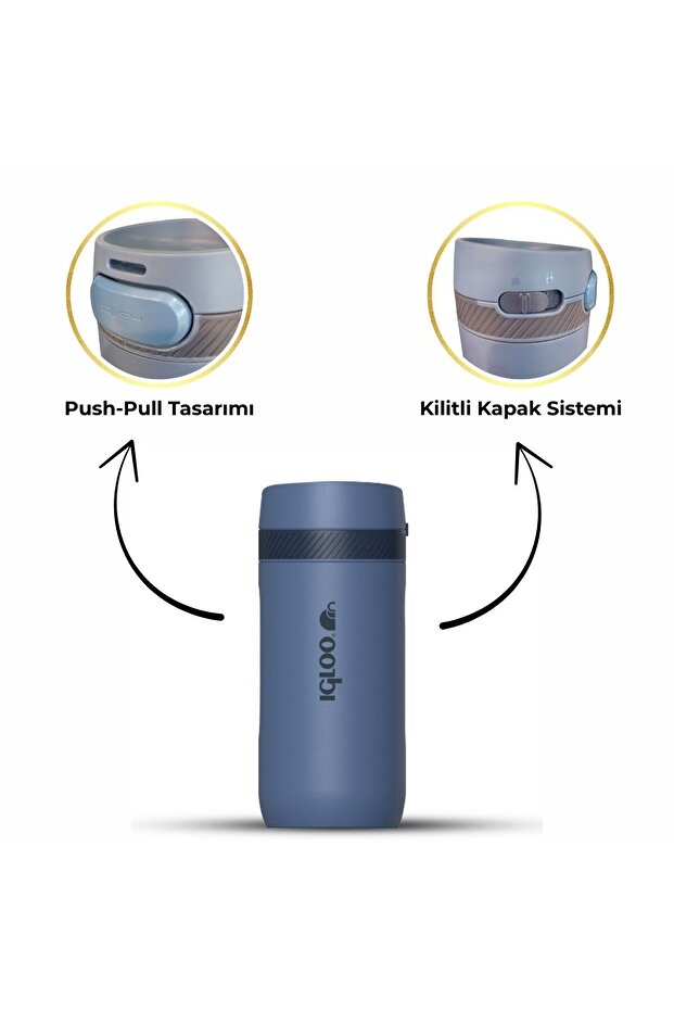 Squid Termos 410ml-LACİVERT - 7