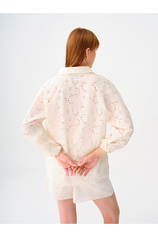 Oversize Kadın Bluz U.kol - 3