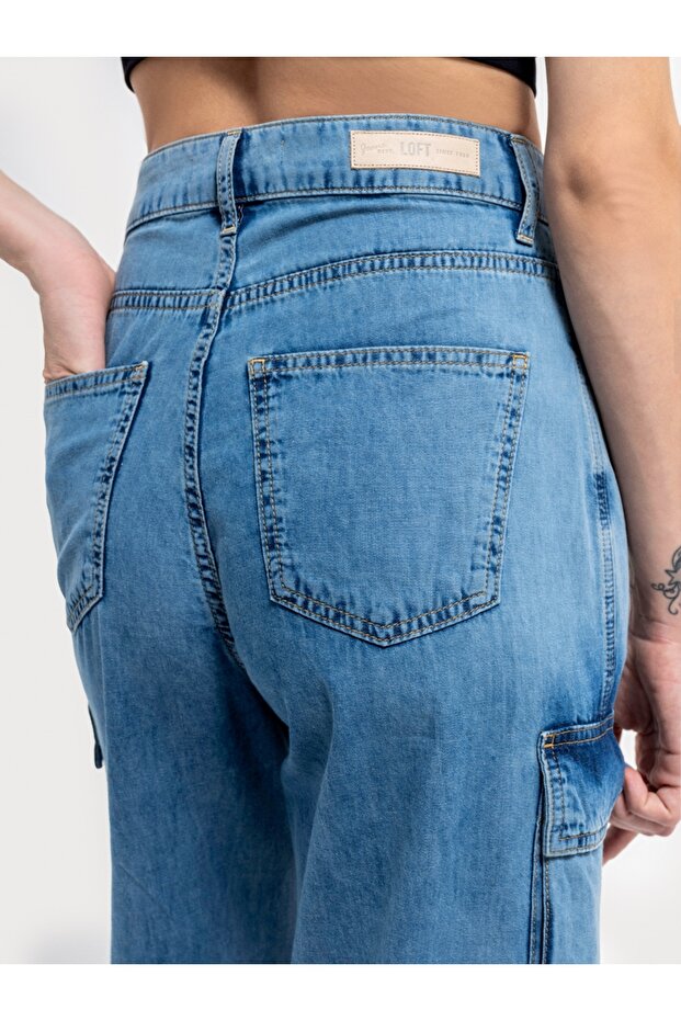 Wide Leg Regular Fit Kadın Pantolon - 6