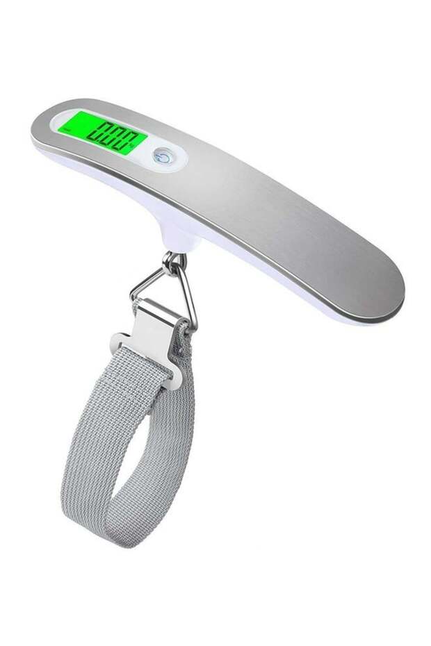 Electronic Suitcase Hanging Scales,with Backlit and Tare Function,LED Display,Lightweight for Travel - 1