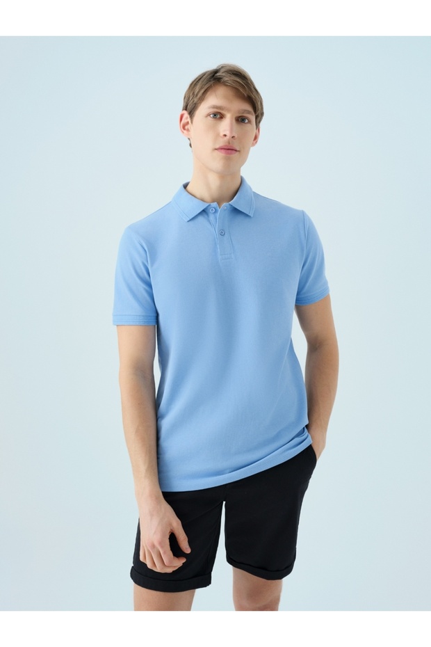 Men's Polo Collar T-shirt Lf2035136