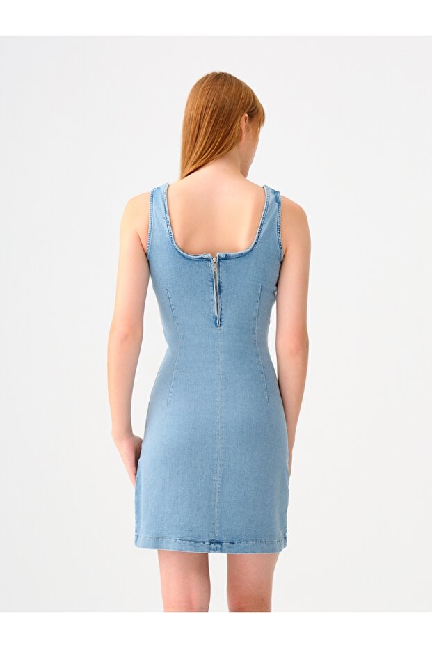 Slim Fit Kadın Elbise - 5